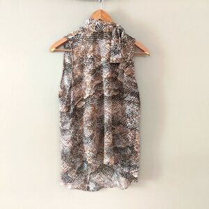 NWT &.Layered Nordstrom Snakeskin Top